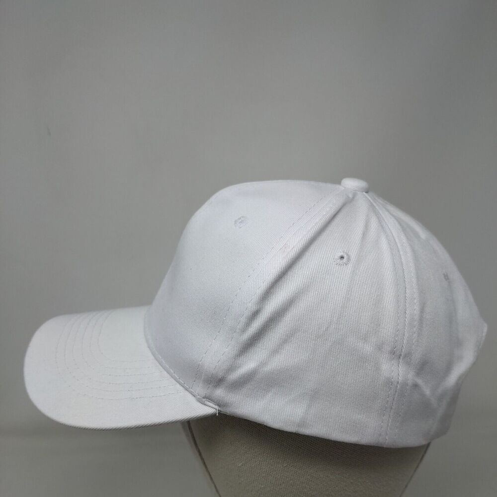 Bee Slideback Hat White Medium Adjustable Embroid… - image 3